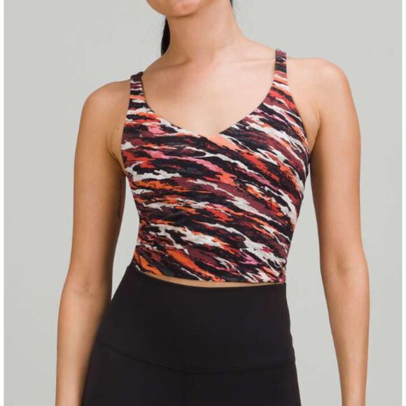 Women Lululemon Lunar New Year Align Tank Top Tiger Tide Smoky Red Multi Size 8 - Picture 1 of 8